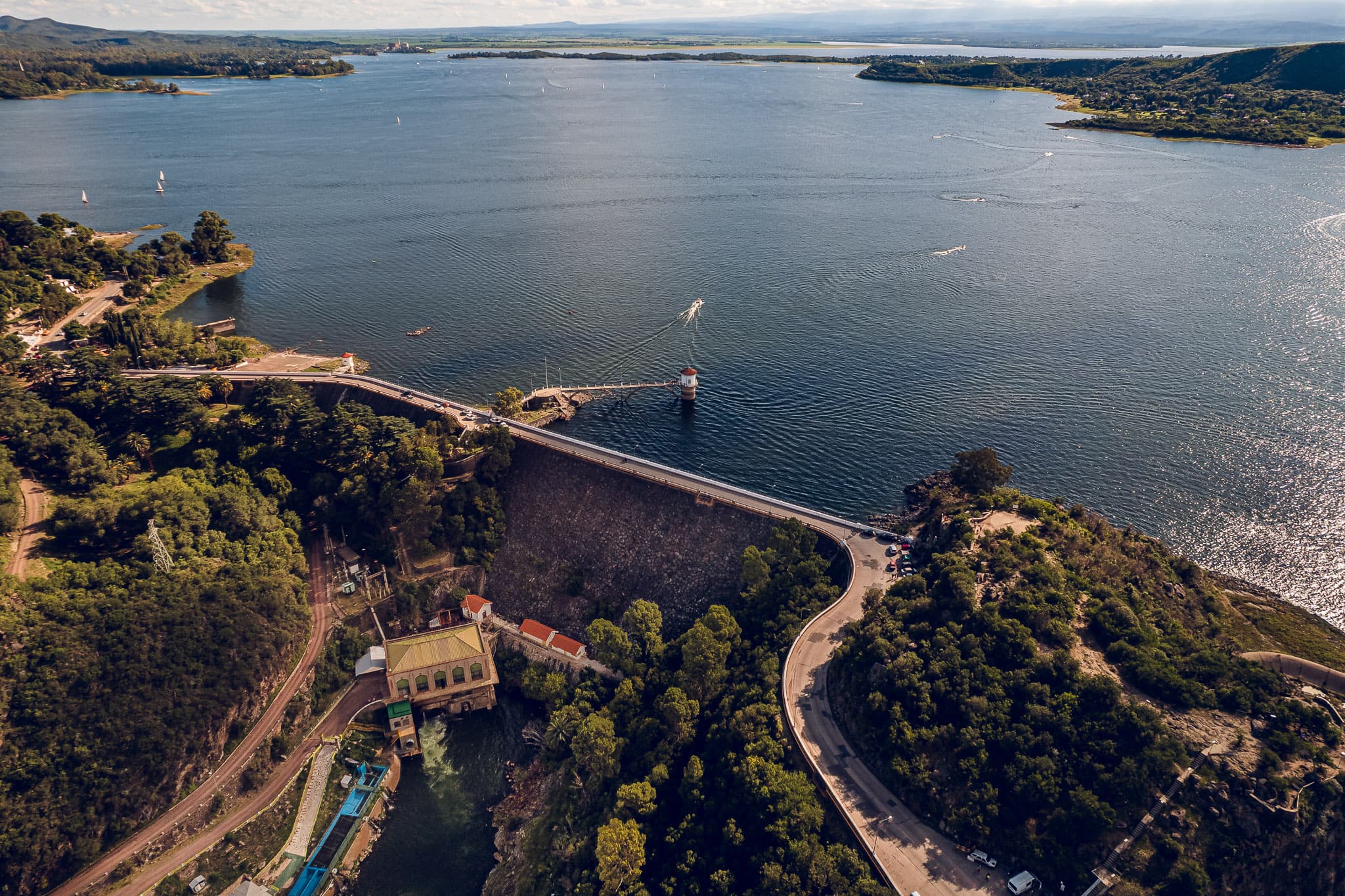 Vista panorámica de Embalse de Calamuchita